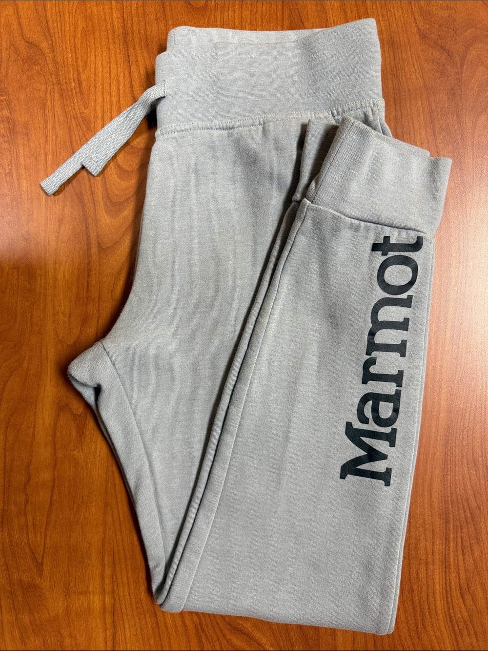 Marmot Men’s Light Gray Logo Joggers